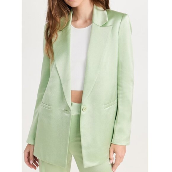 Alice + Olivia Light Denny Green tea Blazer - Picture 1 of 5